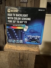 Luz de fundo EcoSmart 55" a 65" TV RGB sensor de cor regulável plug-in LED preto TV comprar usado  Enviando para Brazil