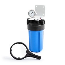 Sistema de filtro de água Big Blue 10" casa inteira com liberação de pressão (porta de 1") comprar usado  Enviando para Brazil