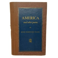 America And Other Poems By Jennie Burroughs Wilson 1951 ex library  segunda mano  Embacar hacia Mexico