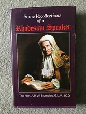 Recollections rhodesian speake for sale  LYMINGTON