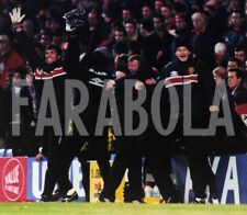 Vintage Press Photo Soccer Manchester United Bench Goal Beckham Print 25x18 cm comprar usado  Enviando para Brazil
