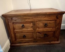 Solid sheesham cabinet for sale  WARE
