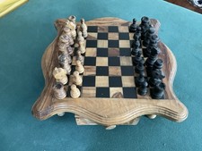 Scacchiera artigianale legno usato  Lecco