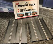 Vintage SEARS MARX SLOT CAR 1/24 Piezas TRACK Rectas segunda mano  Embacar hacia Argentina