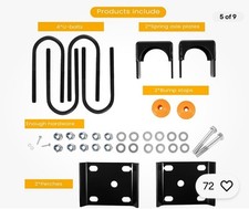 Kit flip de queda de eixo traseiro 6"" Silverado C1500 2WD 1988-1998 queda de redução comprar usado  Enviando para Brazil
