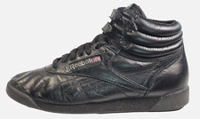 Tênis Reebok Classic Feminino Freestyle High Top Preto Tamanho 7.5 comprar usado  Enviando para Brazil
