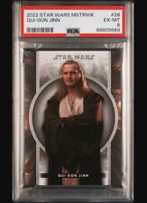 2022 Topps Star Wars Masterwork Qui-Gon Jinn PSA 6 EX-MINT #26 POP1 comprar usado  Enviando para Brazil