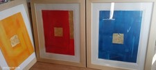 Original abstract gold for sale  DUNSTABLE
