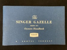 1962 singer gazelle for sale  WORKINGTON