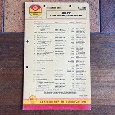 Vintage shell lubrication for sale  HEBDEN BRIDGE