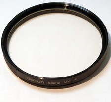 Filtro de lente Canon UV 1X 58mm transparente fabricado no Japão - OEM original comprar usado  Enviando para Brazil