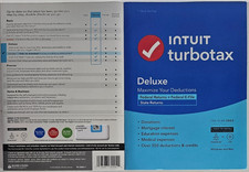 Intuit turbotax deluxe for sale  Lake in the Hills