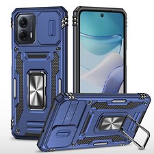 Capa à prova de choque com anel e suporte para Motorola Moto G55/G14/G04/G54/G73, resistente, usado comprar usado  Enviando para Brazil