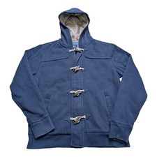 Tommy Hilfiger Męska granatowa kurtka z kapturem ze sztucznego futra - Rozmiar L na sprzedaż Tommy Hilfiger Męska granatowa kurtka z kapturem ze sztucznego futra - Rozmiar L na sprzedaż  Wysyłka do Poland