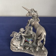 Pewter taming unicorn for sale  KIDDERMINSTER