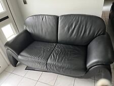 Schwarze ledercouchgarnitur gu gebraucht kaufen  Dormagen
