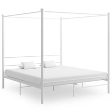 Himmelbett weiß metall gebraucht kaufen  Köln
