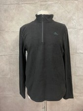 Pulôver de lã Quechua masculino 1/3 zíper preto manga longa tamanho G comprar usado  Enviando para Brazil