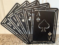 Poker cards wall for sale  Waco