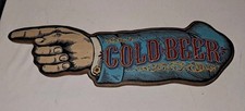 Placa de cerveja vintage Yorkraft cerveja fria colorida ótima exibição Mancave comprar usado  Enviando para Brazil
