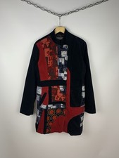 Casaco de veludo feminino Desigual patchwork padrão abstrato veludo tamanho 46 Y2K top comprar usado  Enviando para Brazil