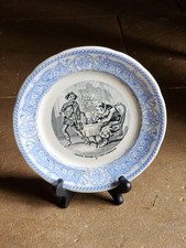 Assiette porcelaine parlante d'occasion  Mirecourt