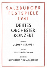 Clemens krauss salzburger usato  Padova