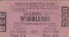 Lswr railway ticket for sale  WATFORD