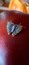 Vintage enamel rhinestone for sale  LONDON