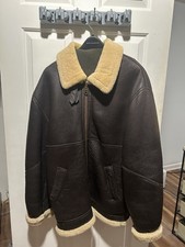 Shearling bomber jacket for sale  Reisterstown