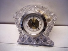 Bohemia crystal clock for sale  TORQUAY