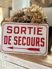 Ancienne plaque émaillée d'occasion  Secondigny