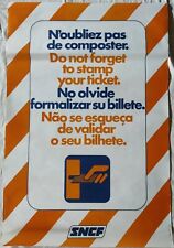 Sncf affiche originale d'occasion  Muzillac