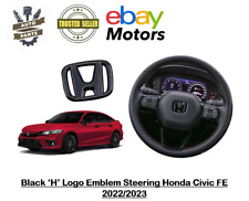 Logotipo emblema preto emblema emblema emblema emblema emblema para Honda Civic FE Series 2022/23 comprar usado  Enviando para Brazil