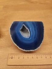 Polierte achatknolle blau gebraucht kaufen  Marburg