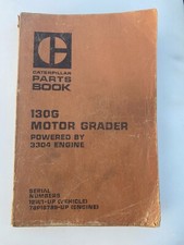 Manual de peças de motoniveladora Caterpillar 130G. Livro genuíno para gatos., usado comprar usado  Enviando para Brazil