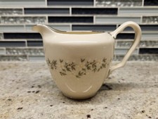 Tigela de servir creme Lenox Brookdale prato flores brancas aro platina, usado comprar usado  Enviando para Brazil