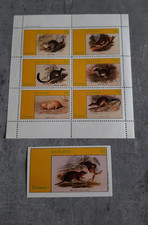 GRUNAY ESCOCIA-ROEDORES - HOJA MINIATURA Y MINI BLOQUE PERF&IMPERF MNH segunda mano  Embacar hacia Mexico