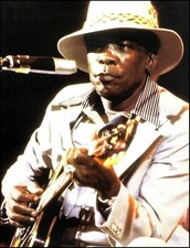Usado, John Lee Hooker ao vivo no palco com guitarra Epiphone Sheraton foto pin-up 8 x 11 comprar usado  Enviando para Brazil