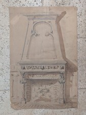 Dessin lavis projet d'occasion  Cadenet