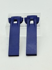 Usado, NOVO OAKLEY AZUL MARINHO PERSONALIZADO RELÓGIO CALIBRE 12 PULSEIRA DE BORRACHA DE SUBSTITUIÇÃO 2 PEÇAS comprar usado  Enviando para Brazil