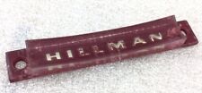 Original hillman plastic for sale  PRESTON