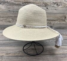 Usado, Seafolly Australia Mujer Ala Ancha Sombrero para Sol Ajustable Playa Viaje Resort Elegante segunda mano  Embacar hacia Argentina