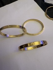 Gold tone screw for sale  LONDON