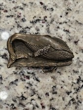 Fivela de cinto The Blue Whale General latão maciço vintage 1979 comprar usado  Enviando para Brazil