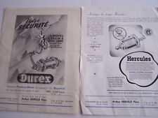 Publicites durex hercules d'occasion  Châteauroux