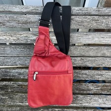 Travelon red leather for sale  UK