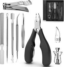 Alicate Para Cortar Uñas Gruesas Uñeros De Los Pies Grado Médico Pedicura 9En1! comprar usado  Enviando para Brazil