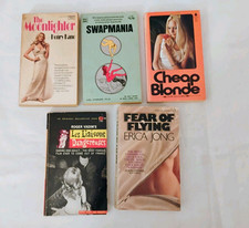 5 erotic paperback lot Cheap Blonde, Fear Of Flying, Les Liaisons, Swapmania,  comprar usado  Enviando para Brazil