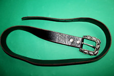 Ladies black leather for sale  SWINDON